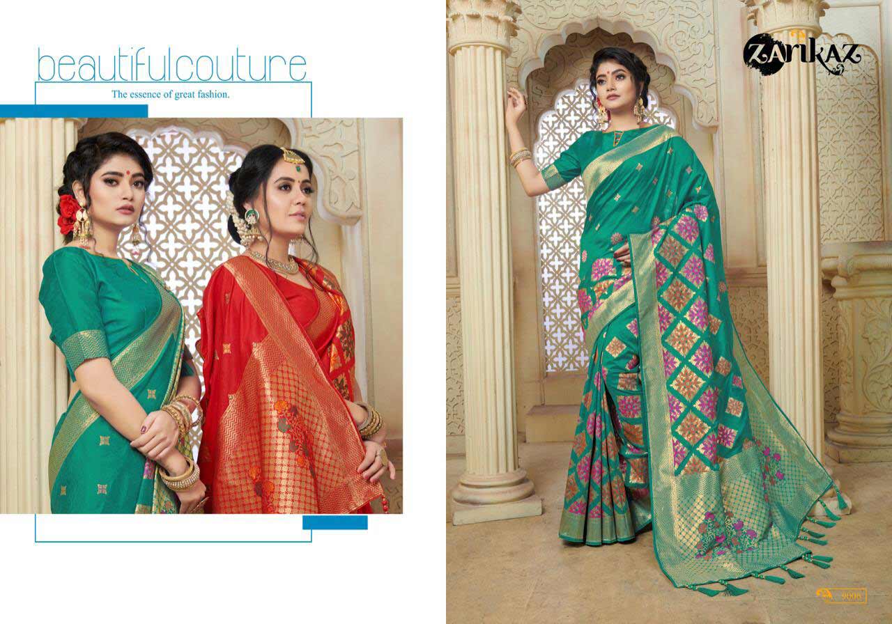 Pihuu Vol-9 The Kazo Banarasi Art Silk Saree Pihuu Vol-9 The Kazo Banarasi Art Silk Saree